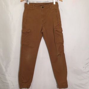 Levi’s Dark khaki distressed jeans